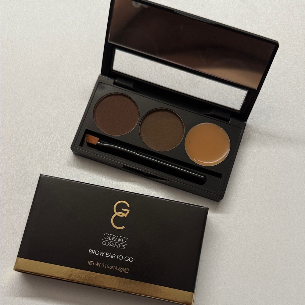 Gerard Cosmetics Brow Kit - Deep Brown Trio
